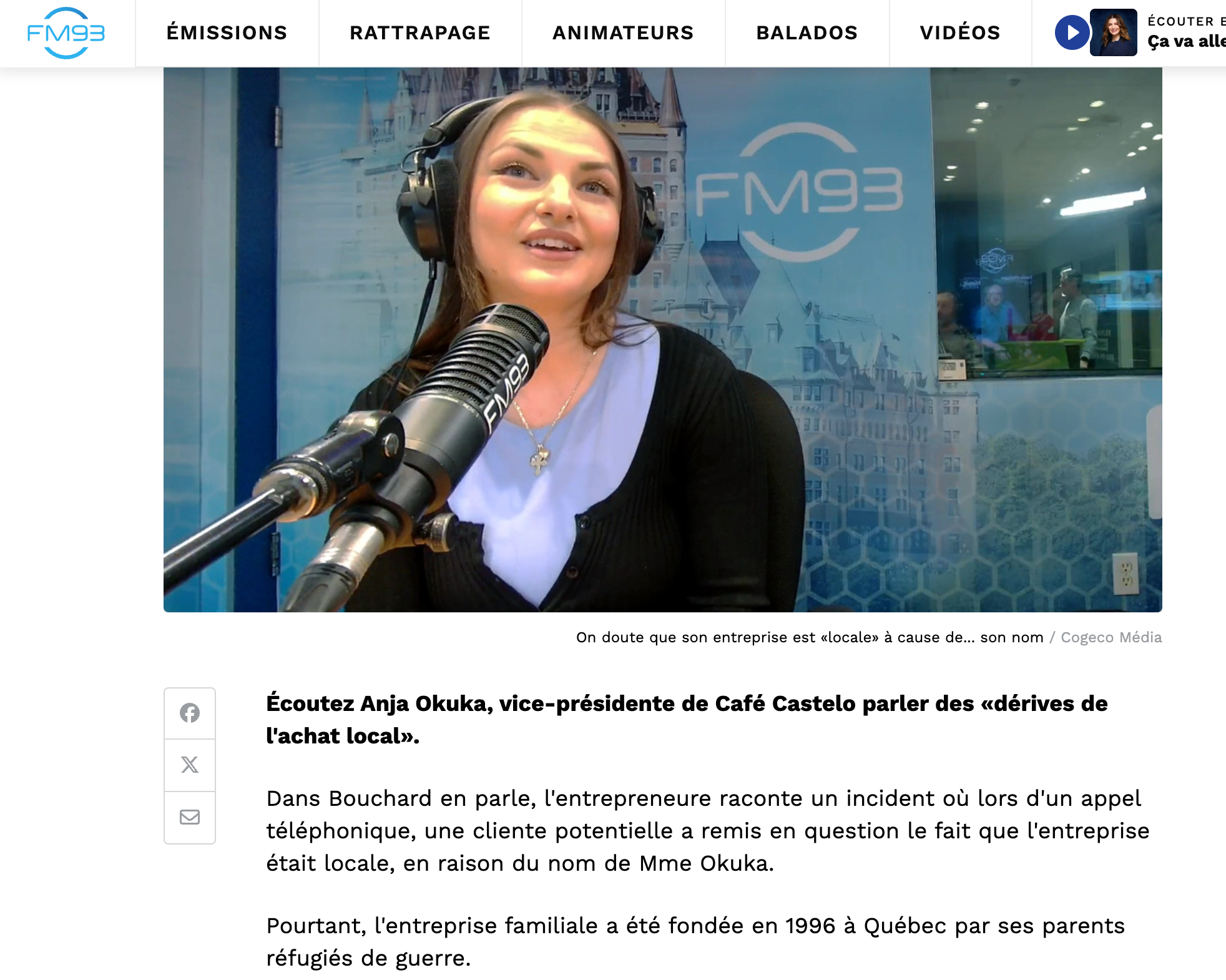 Café Castelo, QUÉBÉCOIS enough? OH, yes. 💙