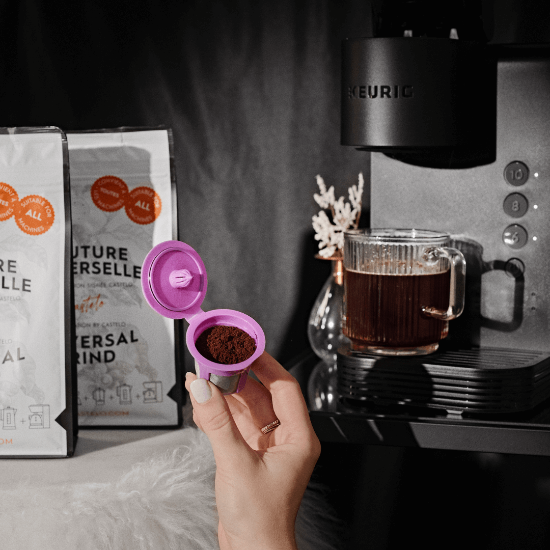 Capsule réutilisable compatible avec KEURIG