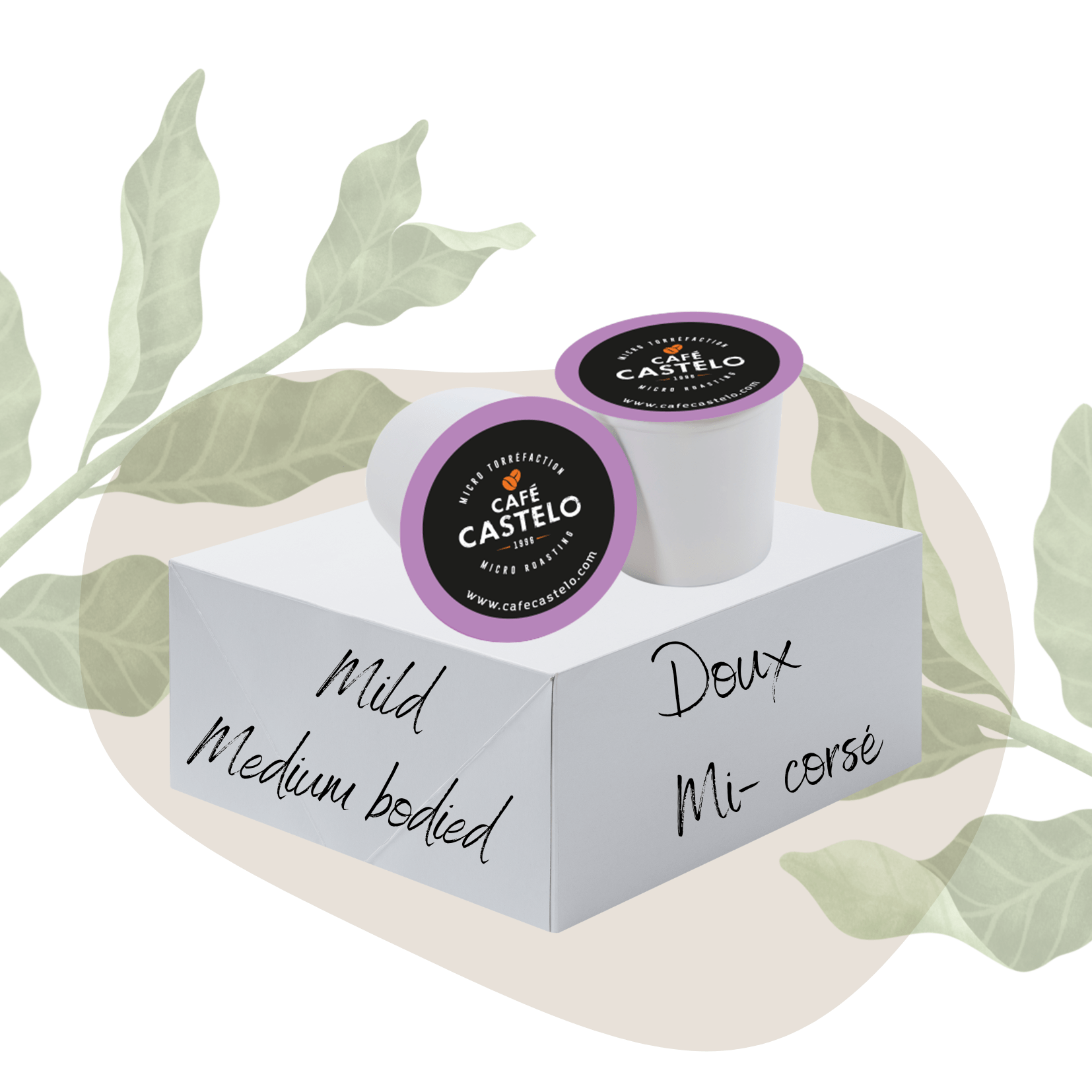 Boîte dégustation - Capsules compatibles Keurig DOUX à MI-CORSÉ