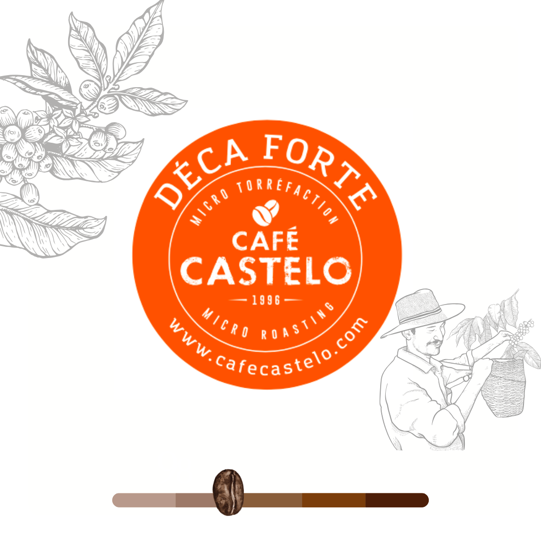 DECA FORTE - Capsules compatibles avec Nespresso® Original