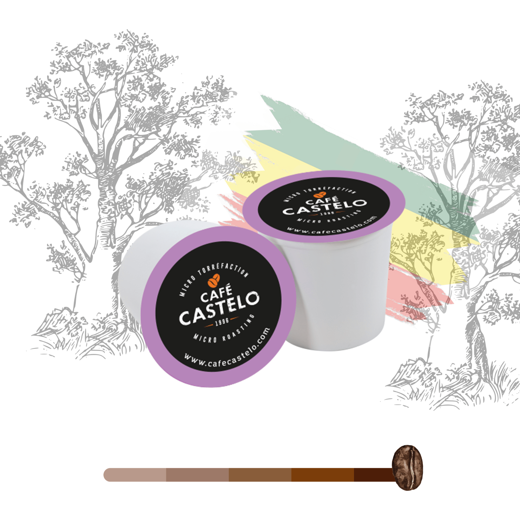 YIRGACHEFFE - Capsules compatibles avec Keurig ®