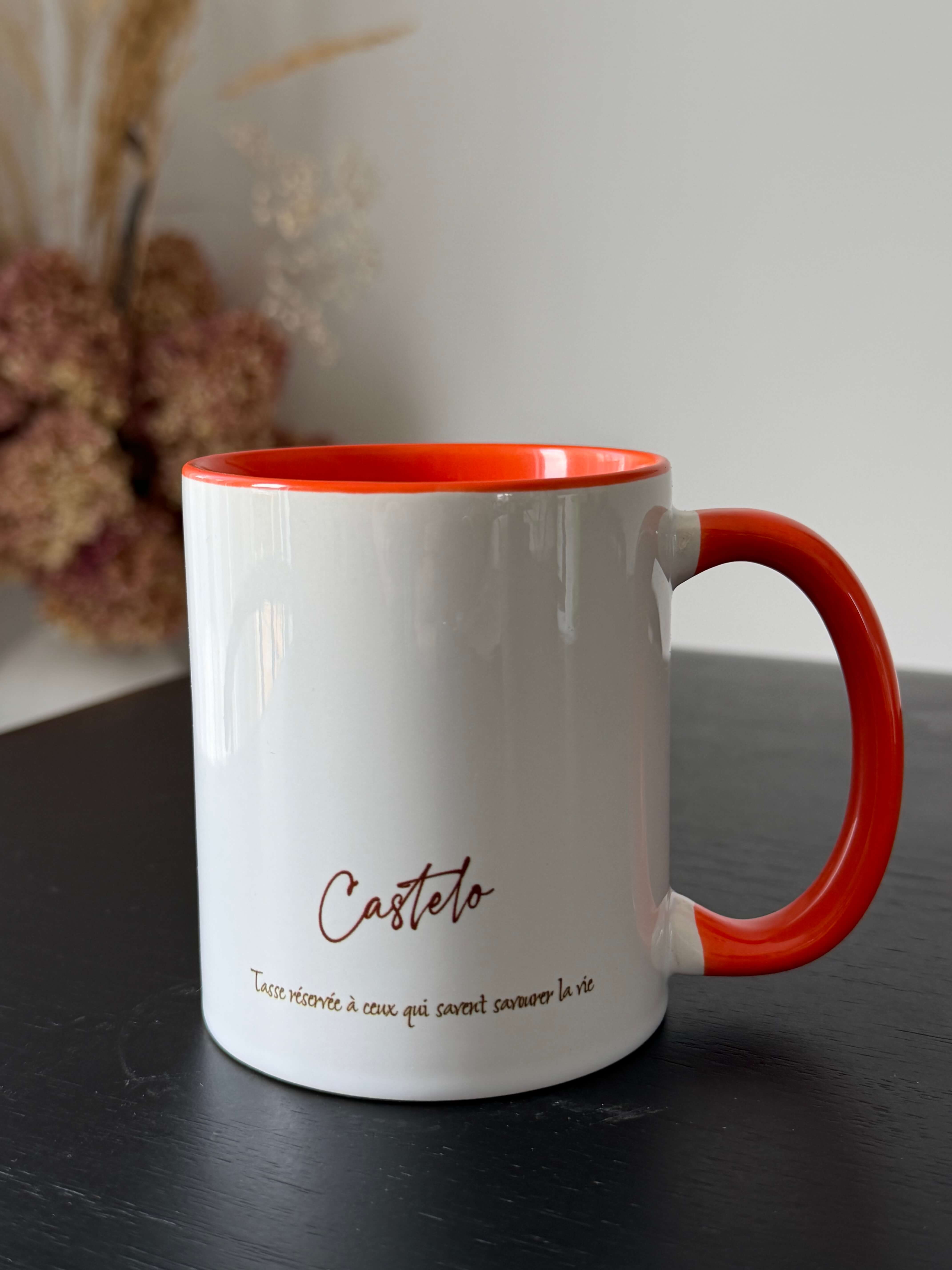 Ceramic mug - coffee color