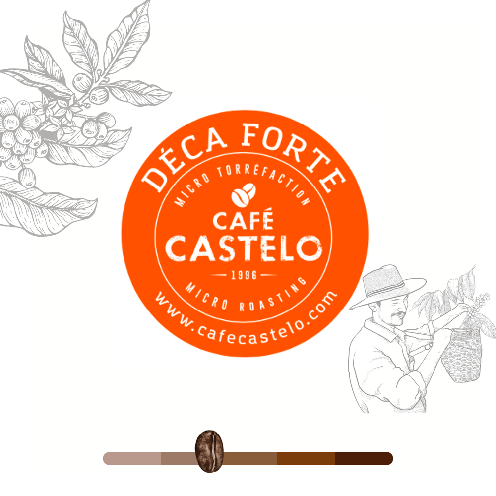 DECA FORTE Capsules compatible with Nespresso Original Caf