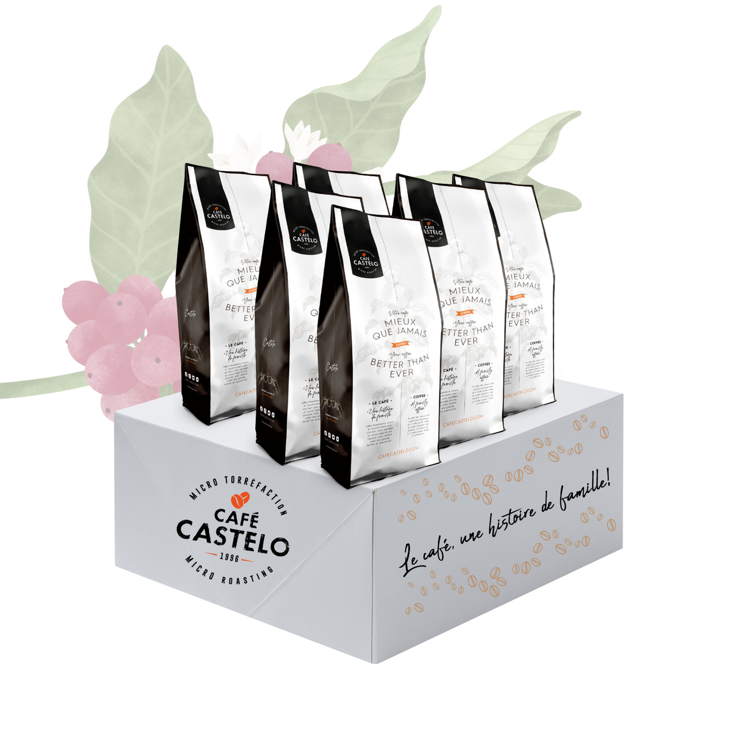 Coffret Cadeau - Dégustation de Café en grain ou moulu - ETIENNE