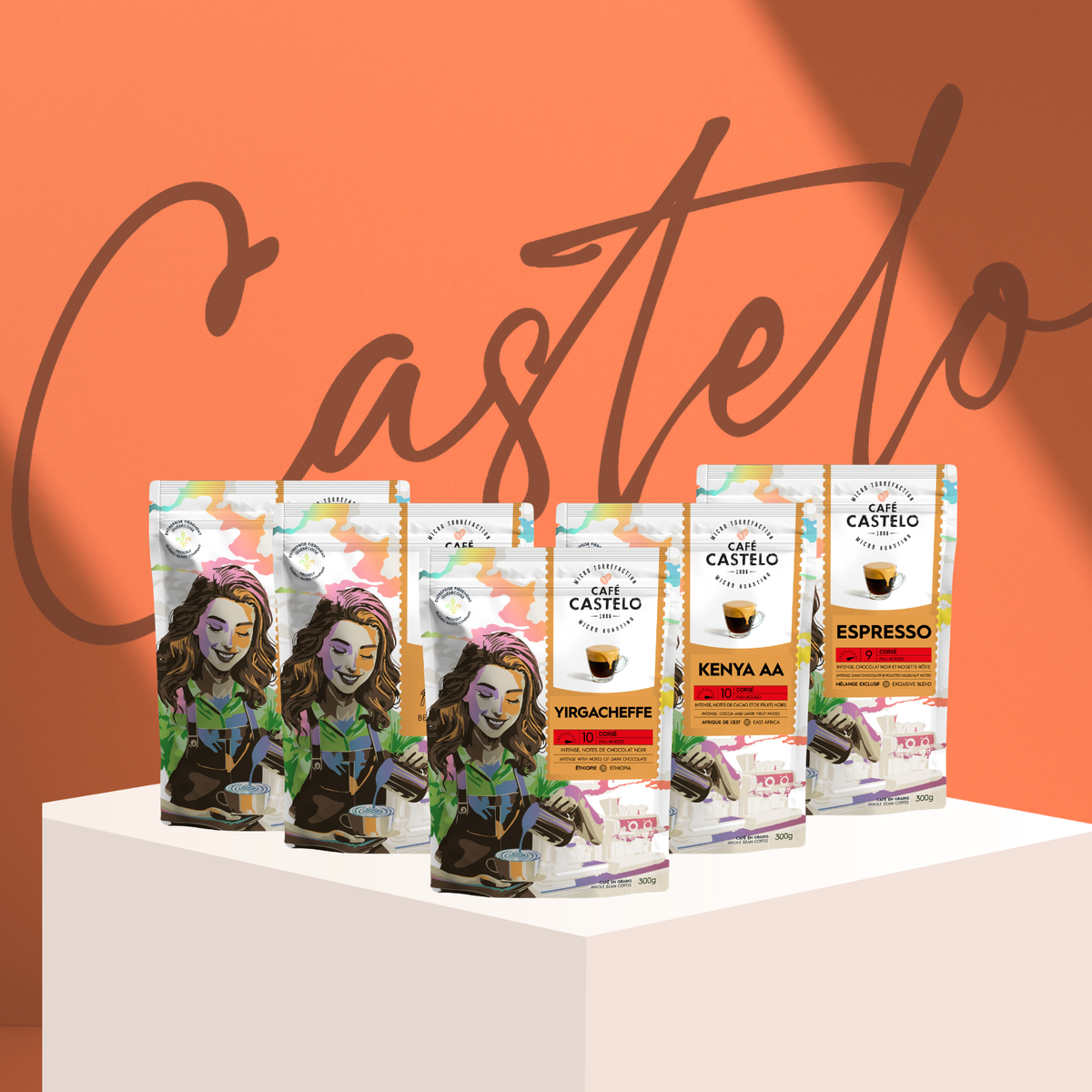 Lot De Café Molto 14 Pièces – Assiettes, Tasses Et Cafetière En Miniature Pour Jeux De Rôle Dès 12 Mois
