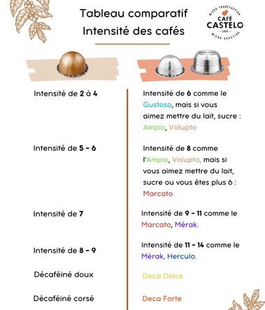 COFFRET ÉPICURIEN - Vertuoline compatible - Café Castelo